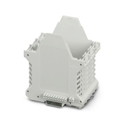 Phoenix Contact Lower Housing Part With Metal Foot Catch Enclosure Type ME Series , 67.8 x 99 x 107.3mm, PA Enclosure [2200541]; 519-491