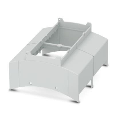 Phoenix Contact Upper Housing Part Enclosure Type 1046 Series , 107.6 x 89.7 x 54.85mm, Polycarbonate DIN Rail Enclosure [1046365]; 519-566