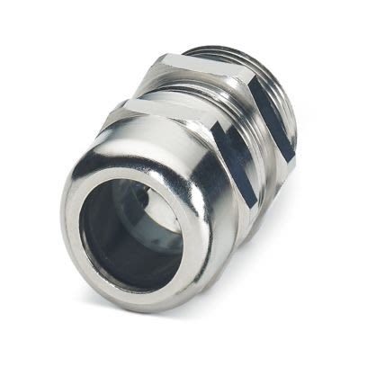 Phoenix Contact 1411 Series Brass Nickel Plated Brass Cable Gland, PG9 Thread, 8mm min., 4mm max., IP68 [1411196]; 519-697