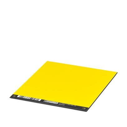 Phoenix Contact LS-EMLP Adhesive Cable Marker, Yellow, Pre-printed "Unlabeled", for Devices In The Control Cabinet, [0804348]; 519-729