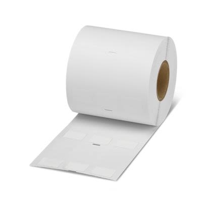 Phoenix Contact WML HF Adhesive Cable Label, White, Pre-printed "Unlabeled", 6.1 → 14.2mm Cable, for Cylindrical [0830818]; 519-767