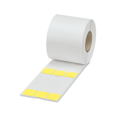 Phoenix Contact 830 Yellow Label Roll, 25.4mm Width, 95.25mm Height, 900Per Roll Qty [0830821]; 519-768