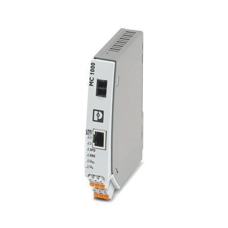 Phoenix Contact RJ45 Ethernet Media Converter, Multi Mode, 100Mbit/s 5km [1330611]; 519-981