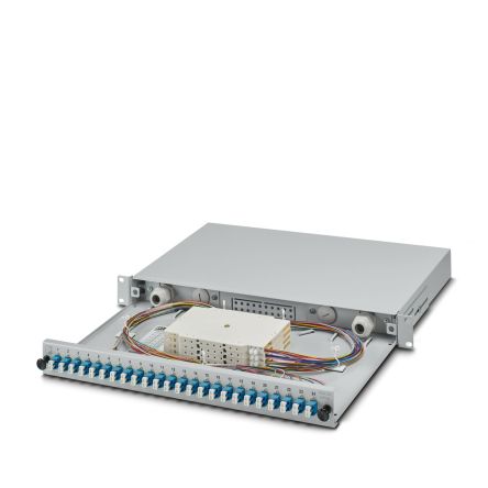Phoenix Contact FDX 20Series, 4 Port LC, Single Mode Fibre Splice Enclosure [1080812]; 519-996