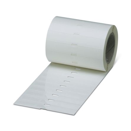 Phoenix Contact EML White Label Roll, 27mm Width, 8mm Height, 1Per Roll Qty [1097010]; 520-019