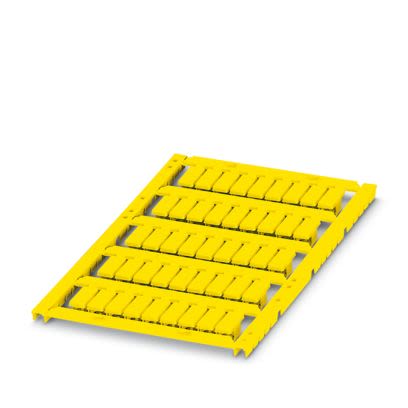 Phoenix Contact Slide On Cable Marker, Yellow, 2.5 → 4.7mm Cable, for Conductor And Cable Marking, 0828573 [0828573]; 520-026