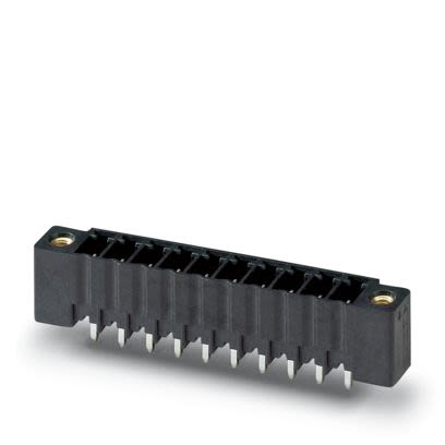 Phoenix Contact MCV Series Vertical Wave Soldering Mount PCB Header, 13 Contact(s), 3.5 mm Pitch, 1 Row(s), Shrouded [1713390]; 520-055