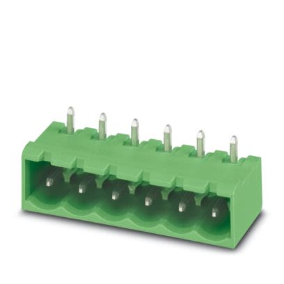 Phoenix Contact MSTBA Series Wave Soldering Mount PCB Header, 7 Contact(s), 5.08 mm Pitch, 1 Row(s), Shrouded [1714738]; 520-060