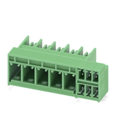 Phoenix Contact PCH Series Wave Soldering Mount PCB Header, 11 Contact(s), 7.62 mm Pitch, 1 Row(s), Shrouded [1717109]; 520-064