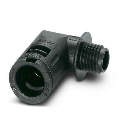 Phoenix Contact WP-GA Series Black PA 6 Cable Gland, M12 Thread, 10mm max., IP66, IP68 [3240924]; 520-095