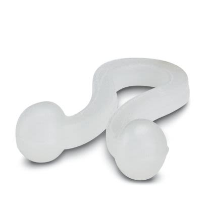 Phoenix Contact Clear Silicone twist tie, 7.6mm Max. Bundle [3241099]; 520-098