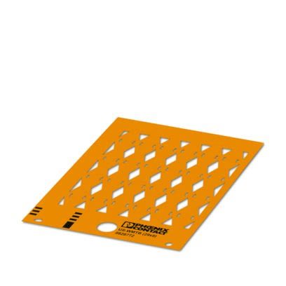 Phoenix Contact US-WMTB Cable Binder Cable Marker, Orange, Pre-printed "Unlabeled", 13mm Cable, for Conductor And [0829328]; 520-323