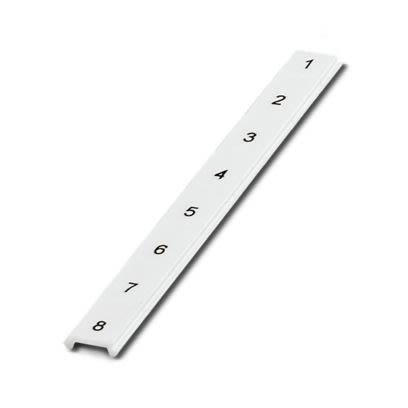Phoenix Contact, ZBF6 Marker Strip for use with Terminal Blocks [0803448]; 520-357