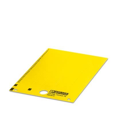 Phoenix Contact, US-EML Marker Card for use with BLUEMARK ID, BLUEMARK ID COLOR, THERMOMARK CARD, THERMOMARK PRIME [0803815]; 520-364