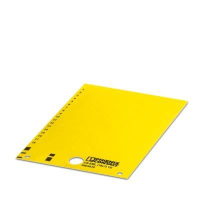 Phoenix Contact, US-EML Terminal Marker for use with BLUEMARK ID, BLUEMARK ID COLOR, THERMOMARK CARD, THERMOMARK PRIME [0803819]; 520-366