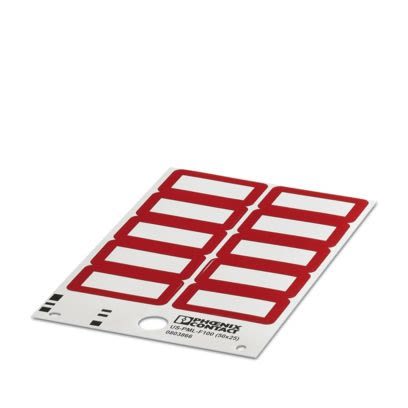 Phoenix Contact, US-PML Terminal Marker for use with BLUEMARK ID, BLUEMARK ID COLOR, THERMOMARK CARD, THERMOMARK PRIME [0803866]; 520-379
