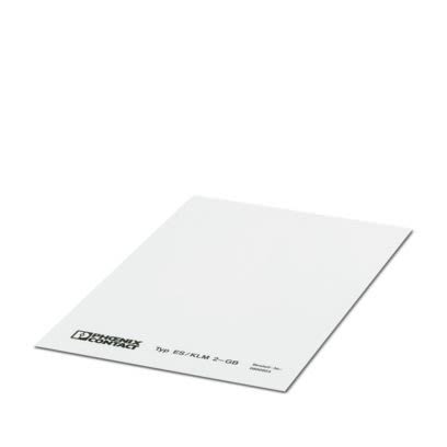 Phoenix Contact, ES Insert Strip for use with Terminal Blocks [0800954]; 520-408