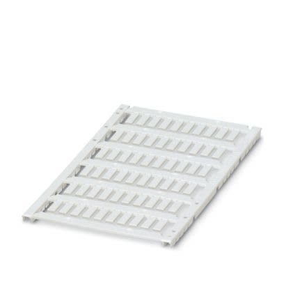 Phoenix Contact UCT-WMT Insert Cable Marker, White, Pre-printed "Unlabeled", 0.6 → 7mm Cable, for Conductor And [0801430]; 520-409