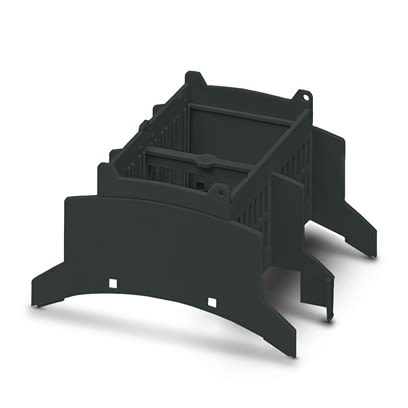 Phoenix Contact Vented Sides Enclosure Type BC Series , 71.6 x 89.7 x 54.85mm, Polycarbonate DIN Rail Enclosure [2202988]; 520-421
