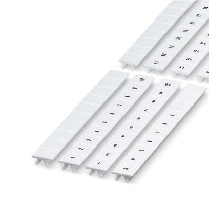 Phoenix Contact, ZB10 Terminal Marker for use with Terminal Blocks [1053027:0051]; 520-442