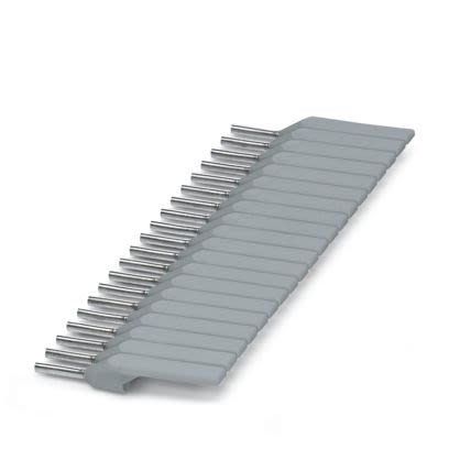 Phoenix Contact, 75-8 GY, AI-WM 0 Insulated Ferrule, 8mm Pin Length, 1.6mm Pin Diameter, Grey [3240543]; 520-840