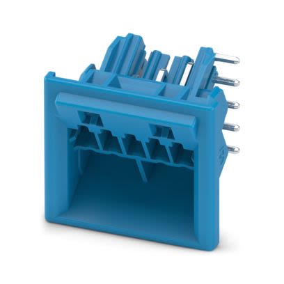 Phoenix Contact ICC25-H/5R3 Series Wave Soldering Mount PCB Header, 5 Contact(s), 3.5 mm Pitch, 1 Row(s) [1643166]; 520-893