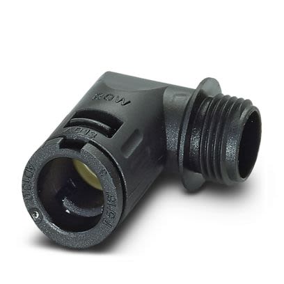 Phoenix Contact WP-GA Series Black PA 6 Cable Gland, PG9 Thread, 10mm max., IP68, IP69K [3240903]; 520-899