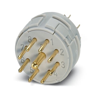 Phoenix Contact Heavy Duty Power Connector Insert, 20A, PIN, RC Series, 8+1 Contacts [1240549]; 521-662