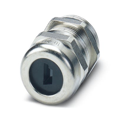 Phoenix Contact HC Series Silver Polyamide Cable Gland, M20 Thread, 20.1mm min., 20.2mm max., IP65 [1584017]; 521-675
