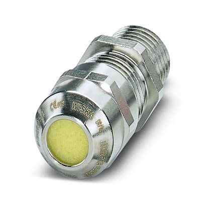 Phoenix Contact G-ESISEC Series Silver Nickel Plated Brass Cable Gland, M16 Thread, 5mm min., 10mm max., IP66, IP68 [1415149]; 521-860