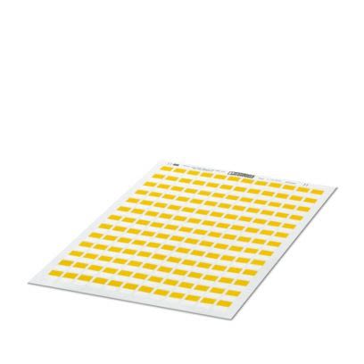 Phoenix Contact WML Cable Binder Cable Marker, Yellow, Pre-printed "Unlabeled", 3 → 3mm Cable, for Conductor And [0830688]; 521-876