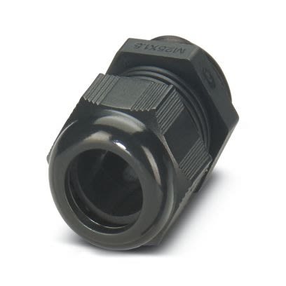 Phoenix Contact G-INS Series Black Polyamide Cable Gland, PG7 Thread, 3mm min., 6.5mm max., IP66, IP68 [1424495]; 522-168
