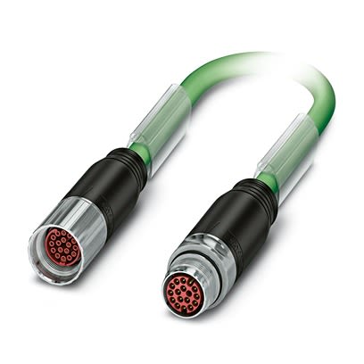 Phoenix Contact Straight Female 17 way Straight Male 17 way Sensor Actuator Cable, 2m [1624778]; 522-353