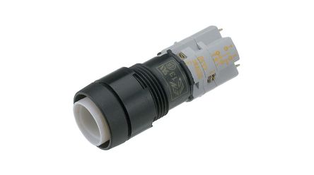 RAFI LUMOTAST 75 Series Illuminated Illuminated Push Button Switch, Momentary, Through Hole, 16.2mm Cutout, 2 NC + 2 [1.15.108.452/0000]; 523-889