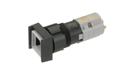 RAFI LUMOTAST 75 Series Illuminated Illuminated Push Button Switch, Momentary, Through Hole, 16.2mm Cutout, 1 NC + 1 [1.15.108.251/0000]; 523-906