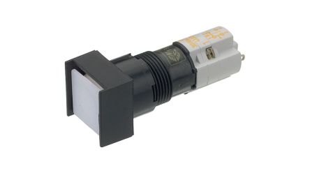 RAFI LUMOTAST 75 Series Illuminated Illuminated Push Button Switch, Momentary, Through Hole, 16.2mm Cutout, 1 NC + 1 [1.15.108.276/0000]; 523-915
