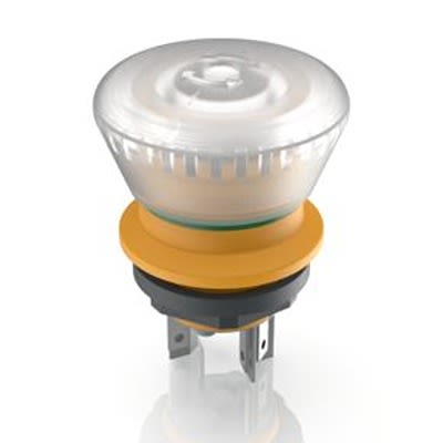 RAFI LUMOTAST 16 Series Latching Illuminated Emergency Stop Push Button, PCB, 16.2mm Cutout, DPST, IP65, IP67 [1.15.213.064/0000]; 524-018