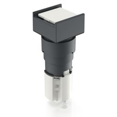 RAFI LUMOTAST 75 Series Illuminated Illuminated Push Button Switch, Momentary, Through Hole, 16.2mm Cutout, 2 NC + 2 [1.15.108.277/0000]; 524-033