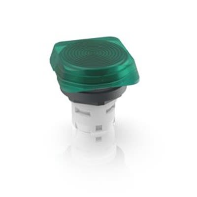 RAFI Green Push Button LED for Use with Push Buttons [1.65.124.001/1505]; 524-113