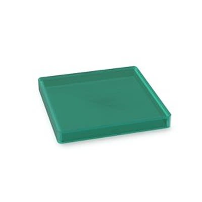 RAFI Green Square Push Button Switch for Use with Dome [5.49.077.014/1505]; 524-381