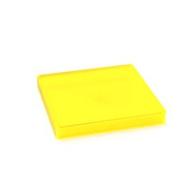 RAFI Yellow Square Push Button Switch for Use with Dome [5.49.077.014/1403]; 524-388