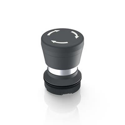 RAFI RAFIX 22 FS Series Latching Emergency Stop Push Button, PCB, 22.3mm Cutout, IP65 [1.30.276.502/0000]; 524-435