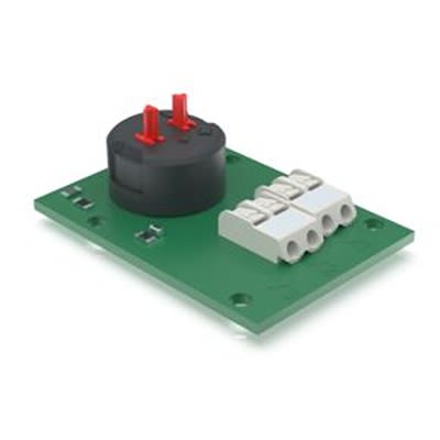 RAFI E-BOX MODULAR Series Latching Emergency Stop Push Button, PCB, 32mm Cutout, DPST [5.00.100.221/0100]; 524-530