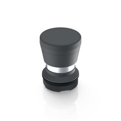 RAFI RAFIX 22 FS Series Latching Emergency Stop Push Button, PCB, 22.3mm Cutout, DPST, IP65 [1.30.276.601/0000]; 524-601