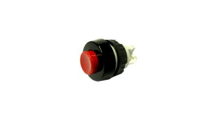 RAFI 1.10 Series Illuminated Push Button Switch, Momentary, Through Hole, 15.2mm Cutout, 1 NC, 250V, IP40, IP65 [1.10.001.151/0301]; 524-611