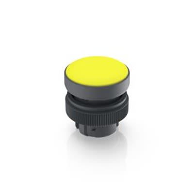 RAFI RAFIX 22 QR Series Yellow Indicator, 22.3mm Mounting Hole Size, Threaded Ring Termination, IP65 [1.74.505.501/1400]; 524-684