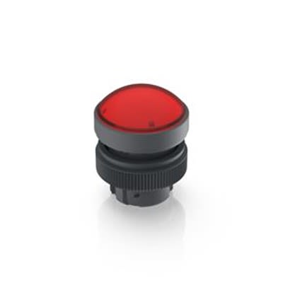 RAFI RAFIX 22 QR Series Red Indicator, 22.3mm Mounting Hole Size, Threaded Ring Termination, IP65 [1.74.505.511/1300]; 524-689