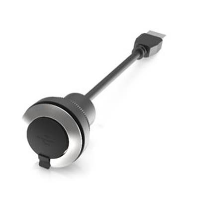 RAFI RAMO 30 F Series Single-Port USB USB Feed-Through [1.11.099.002/0010]; 524-872