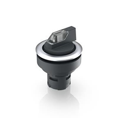 RAFI Selector Switch - 22.3mm Cutout Diameter, Illuminated 1 Positions [1.30.093.611/2000]; 524-996