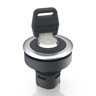 RAFI IP65 Key Switch 1-Way Tubular-Key [1.30.096.171/0000]; 525-090